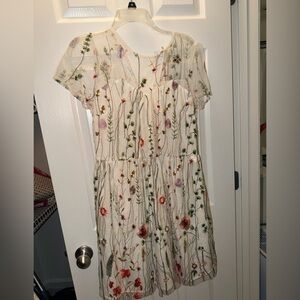 Floral Embroidered Dress